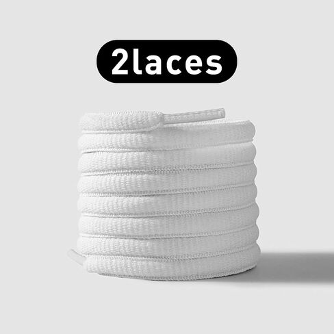 UamGlsob Oval Shoe Laces for New Balance Sneakers, 1/4"(6mm) Shoelaces Strings Replacement for Lace-up Walking Running Shoes in Kuwait