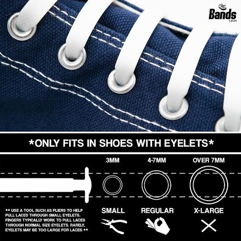 Elastic Shoelaces, No Tie Shoelaces, Stretch Elastic Shoe Laces for Adults and Kids, Slip On Laces for Sneakers in Saudi Arabia