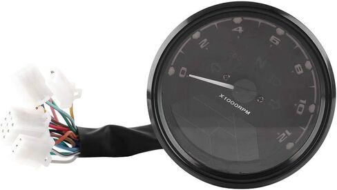 عداد السرعة للدراجات النارية ميلا في الساعة، ABS الألومنيوم للدراجات النارية LED الخلفية الرقمية عداد السرعة عداد السرعة عداد المسافات 12000 دورة في الدقيقة عداد السرعة الرقمي للدراجات النارية عداد السرعة الرقمي للدراجات النارية in Saudi Arabia