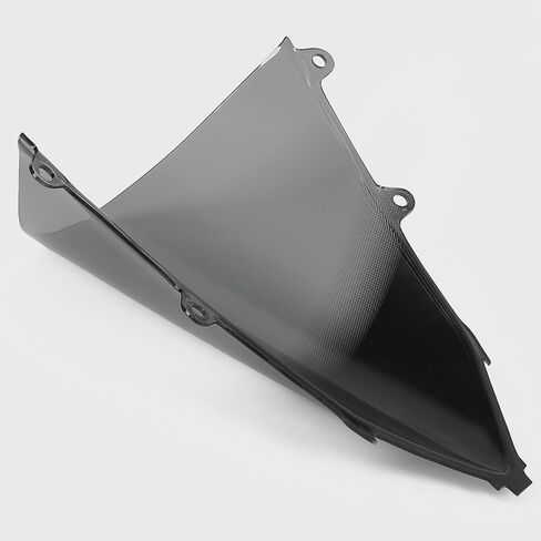 WOOGA Sport Racing High Double Bubble Windshield Windshield Wind Deflector Front Fairing Visor Viser compatible for HO&N&DA CBR650R 2019-2024 (Black Smoke) in Saudi Arabia