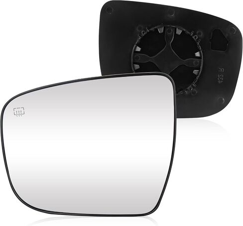 Passenger Right Side Power Heated Mirror Glass Fit For Nissan Rogue 2014-2019, for Murano 2015-23, for Pathfinder 2017-19 Side View Mirror with Back Plate, Replace for 963654BA1A in Saudi Arabia