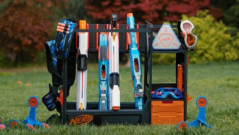 نظارات Nerf Elite Goggles، نظارات تكتيكية شفافة/واضحة مقاومة للصدمات، للاستخدام الناسف - ابق مستعدًا ومحميًا للمعركة - مقاس واحد يناسب الجميع in Kuwait