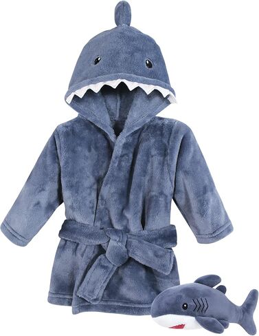 Hudson Baby Unisex Baby Plush Bathrobe and Toy Set in Kuwait