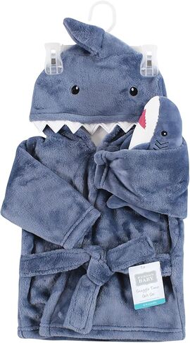 Hudson Baby Unisex Baby Plush Bathrobe and Toy Set in Kuwait