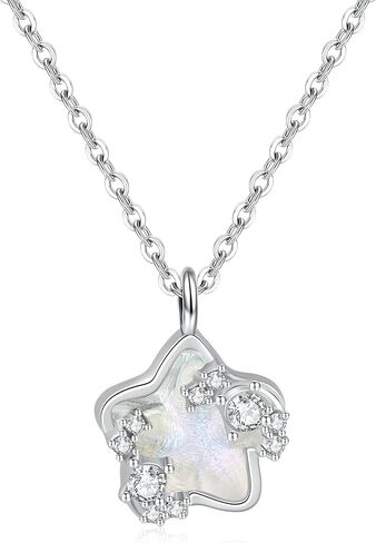 MQV نجمة فضية St4rlight قلادة Y2K الجرونج قلادة Kawaii لطيف القلائد الجمالية خمر ايمو مجوهرات Y2k ستار القلائد الفضة الشرير غير المتماثلة الماس قلادة مجوهرات in Kuwait