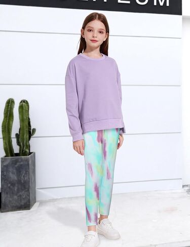 Girl Clothes Sweatshirt Pullover Leggings Tracksuits Outfit 2PC Girls Clothes Size 6-14 in Kuwait