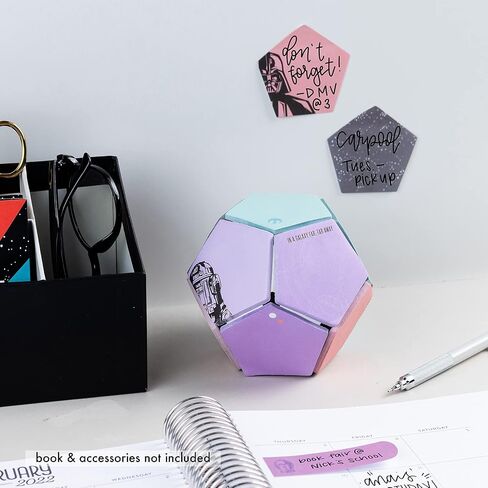 Star Wars Sticky Note Ball - 300 Adhesive Pentagon-Shaped Sheets, 12 Uniquely Designed 25 Sheets Per Pad, Each Measures 1.5" x 1.5", Versatile Notes by Erin Condren. in Saudi Arabia