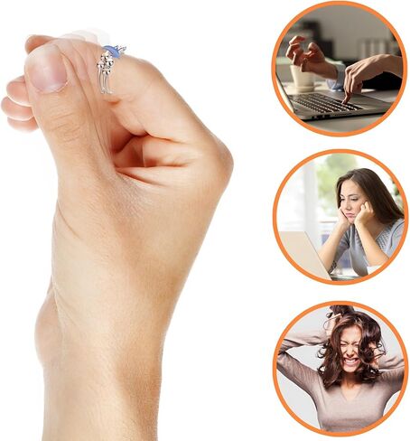 Fidget Ring Set-Rotatable Bead Rings,Open Adjustable Spinner Ring Mood Rings Cute Fidgets Rings Gifts for Women Men in Saudi Arabia