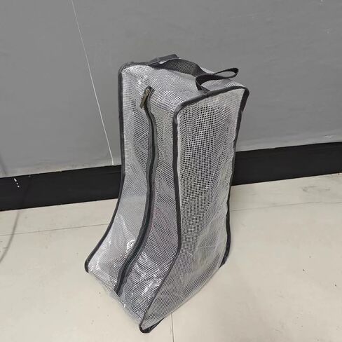 Portable Women Tall/Short Boots Storage Bags - 2 Packs Waterproof Tall/Short Boot Carry Bag for Travel and Daily Use in Saudi Arabia