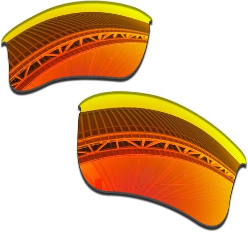 1.5MM Polarized Replacement Lenses for Oakley Flak Jacket XLJ Sunglasses, Anti-Scratch | Perfectly Fit in Saudi Arabia