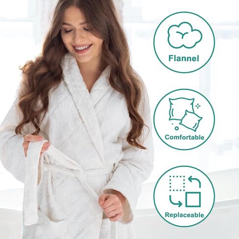 استبدال حزام رداء Sliverdew الناعم منامة حزام بيجامة فندق الحمام ربط حزام الخصر استبدال للجنسين in Saudi Arabia