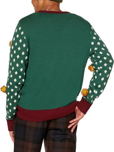 Spencer’s Step Brothers Light-Up Merry Christmas Dragon and Nighthawk Christmas Sweater | Officially Licensed in Saudi Arabia