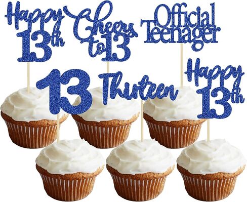 30 Pack Happy 18th Birthday Cupcake Toppers Gold Glitter Happy 18th Cheers to 18 Years Old Birthday Cupcake Picks for Happy 18th Birthday Anniversary Party Cake Decorations in Saudi Arabia