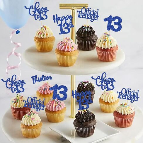 30 Pack Happy 18th Birthday Cupcake Toppers Gold Glitter Happy 18th Cheers to 18 Years Old Birthday Cupcake Picks for Happy 18th Birthday Anniversary Party Cake Decorations in Saudi Arabia