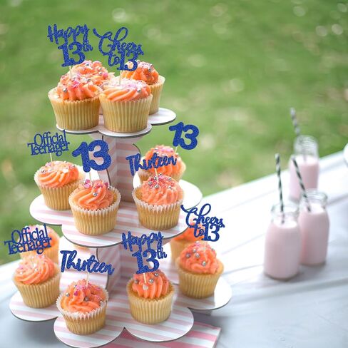 30 Pack Happy 18th Birthday Cupcake Toppers Gold Glitter Happy 18th Cheers to 18 Years Old Birthday Cupcake Picks for Happy 18th Birthday Anniversary Party Cake Decorations in Saudi Arabia