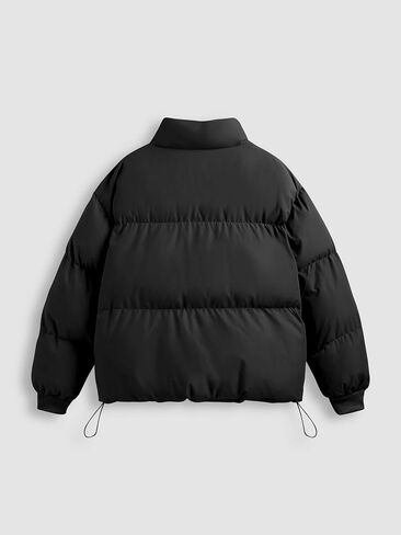 CIDER Solid Zip Up Stand Collar Puffer Jacket in Saudi Arabia