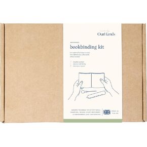 OurHands Bookbinding Kit DIY Kit to Create Custom Soft-Cover Notebooks - Includes Materials for 3 Notebook Styles, Bookbinding Tools, and Step-by-Step Instructions