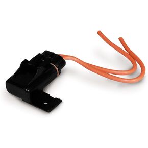 08231 Weatherproof Panel Mount ATO & ATC Fuse Holder, 10 AWG, 30A, Black