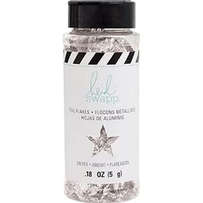 Heidi Swapp 314131 Accessory Mink-Wheel Flakes-Silver