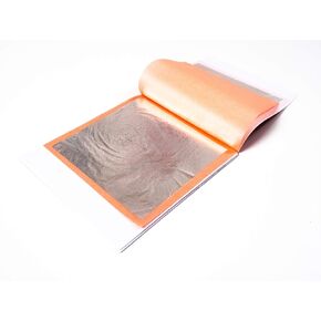 Slofoodgroup Silver Leaf Hard Press Transfer Silver (25 Sheets Edible Silver Firmly Attached to Transfer Sheets) Edible Silver Leaf 9.5cm by 9.5 cm Hard Press Transfer Sheets