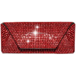 PU Sunglasses Case, Bling Diamond Classic Sunglasses Case, Eyeglasses Pouch Glasses Case for Women