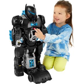 Fisher-Price Imaginext DC Super Friends Batman Toy Bat-Tech Batbot Playset 2-Ft-Tall Robot with Lights & Sounds for Pretend Play Kids Ages 3+ Years​