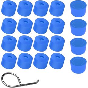 msyuusr 20PCS Car Lug Nut Covers Wheel Center Cap, 17mm Wheel Nut Covers with Removal Tool, Car Accessories 1K0 601 173 Compatible with VW Jetta, Beetle, Passat, GTI, CC (Red) in Kuwait