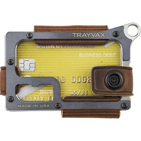 Trayvax Contour Minimalist Wallet Tactical Armor Steel Front Pocket RFID in Kuwait