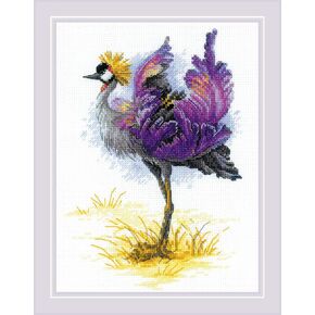 RIOLIS Counted Cross Stitch kit 2212 Crowned Crane