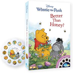 Moonlite Storytime Winnie The Pooh Don't Be Roo-Diculous Storybook Reel، طريقة سحرية للقراءة معًا، قصة رقمية لجهاز العرض، تأثيرات صوتية ممتعة، هدية التعلم المبكر للأطفال بعمر سنة واحدة فما فوق