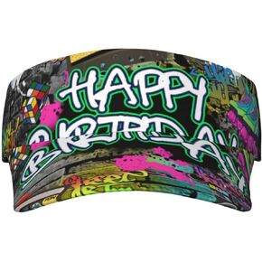 Happy Birthday Sports Sun Visor Hat Women Men Adjustable Birthday Hat Visors Outdoor Golf Beach Cap Hat