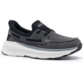 OrthoComfoot Men's Orthopedic Hands Free Slip-in Loafers: Comfortable Arch Support Loafers for Plantar Fasciitis, Casual Walking Shoes with Cushion Thick Sole for Foot and Heel Pain Relief