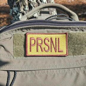Ellen & Eli Signature PRSNL Duty Identifier Tab/Patch, brown
