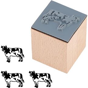 OLYCRAFT Paw Print Wooden Rubber Stamp 1x1x1.3 inch Square Rubber Stamp Small Mini Wood Stamps Decorative Mounted Rubber Stamps for Scrapbooking Card Making Planner DIY Craft Card Vintage Decor in Kuwait