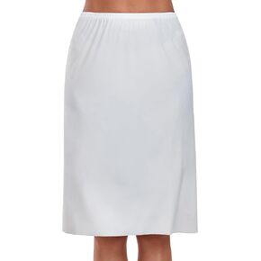 MANCYFIT Seamless Half Slip for Women Under Dress Slip Skirt Extenders for Women Knee Length Under Skirt Liner