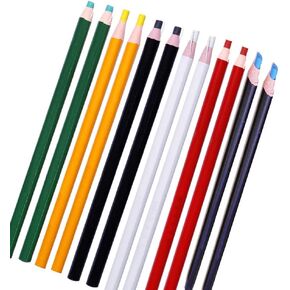 12PCS Sewing Mark Chalk Pencil,Tracing Tools for Tailor's Sewing Marking Accessories Erasable Pen (6 Colors)