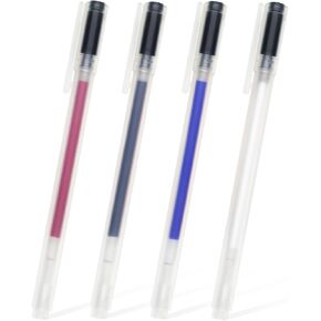 4 Colors Heat Erasable Fabric Marking Pens Set, Fabric Markers for Sewing, Embroidery, Dressmaking, 4 Pcs Assorted Colors for Sewing, Crafting, Quilting and Designing