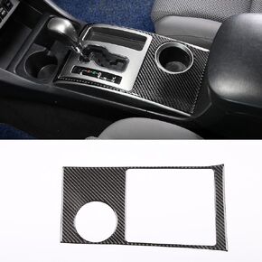 Car Real Soft Carbon Fiber Central Control Gear Shift Panel Decoration Protector Cover Trim Sticker Fit for Toyota Tacoma 2011-2015 Automotive Interior Accessories