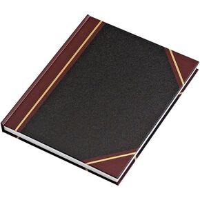 دفتر تسجيل ،300 صفحة ،أسود (26510)