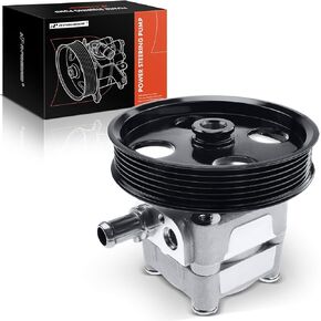 A-Premium Power Steering Pump, with Pulley, Compatible with Volvo XC70 2005-2007, S60 2005-2009, V70 2005-2007, Replace # 31202933, KS01000069