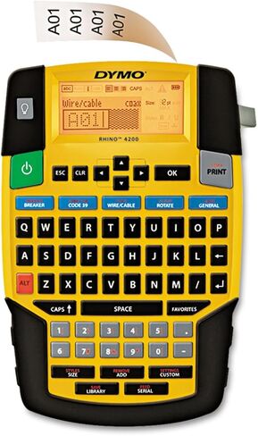DYMO Rhino 4200 Labeling Tool Industrial Label Maker QWERTY Keyb in Saudi Arabia