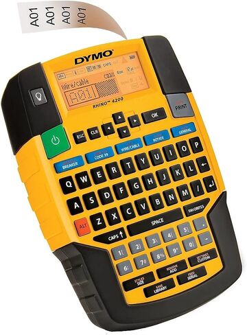 DYMO Rhino 4200 Labeling Tool Industrial Label Maker QWERTY Keyb in Saudi Arabia