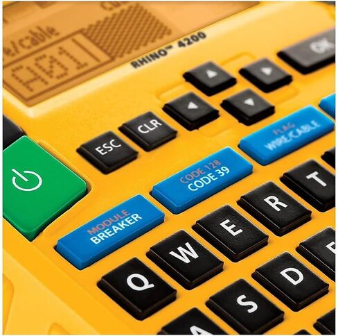 DYMO Rhino 4200 Labeling Tool Industrial Label Maker QWERTY Keyb in Saudi Arabia