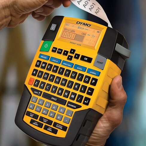 DYMO Rhino 4200 Labeling Tool Industrial Label Maker QWERTY Keyb in Saudi Arabia
