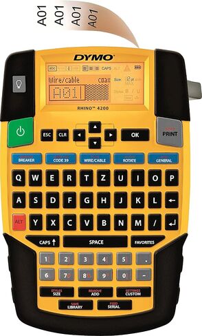 DYMO Rhino 4200 Labeling Tool Industrial Label Maker QWERTY Keyb in Saudi Arabia