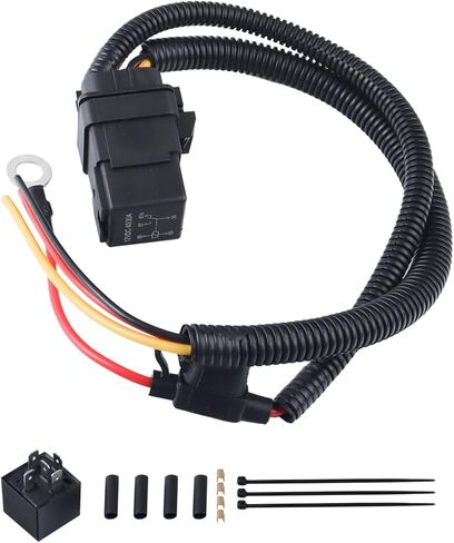 مجموعة أسلاك مرحل مضخة الوقود من CUSTONEPARTSN متوافقة مع 2011-2013 جيب جراند شيروكي دودج دورانج رام 1500 68269523AD CBWPR091AA in Kuwait