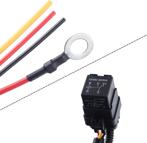 مجموعة أسلاك مرحل مضخة الوقود من CUSTONEPARTSN متوافقة مع 2011-2013 جيب جراند شيروكي دودج دورانج رام 1500 68269523AD CBWPR091AA in Kuwait