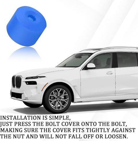 msyuusr 20PCS Car Lug Nut Covers Wheel Center Cap, 17mm Wheel Nut Covers with Removal Tool, Car Accessories 1K0 601 173 Compatible with VW Jetta, Beetle, Passat, GTI, CC (Red) in Kuwait