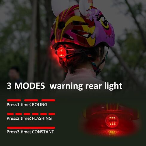 Unicorn Helmet for Toddler and Kid 3D Unicorn CPSC Safety Certified Approximately 2-6 Years Easily Adjuastable,Skateboard Skating Scooter Helmet with Rear Light Toddler Gift Christmas in Kuwait