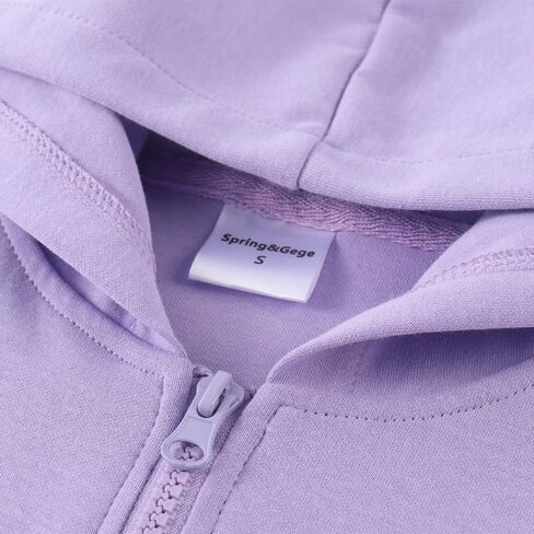 Spring&Gege Boys Lightweight Full Zip Hoodies Short Sleeve Hooded Sweatshirt (5-14 Years) in Kuwait